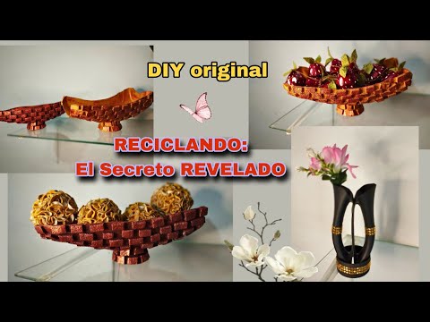 DIY.centro de mesa con tarros de plástico🤯♻️todos quieren hacerlos 
