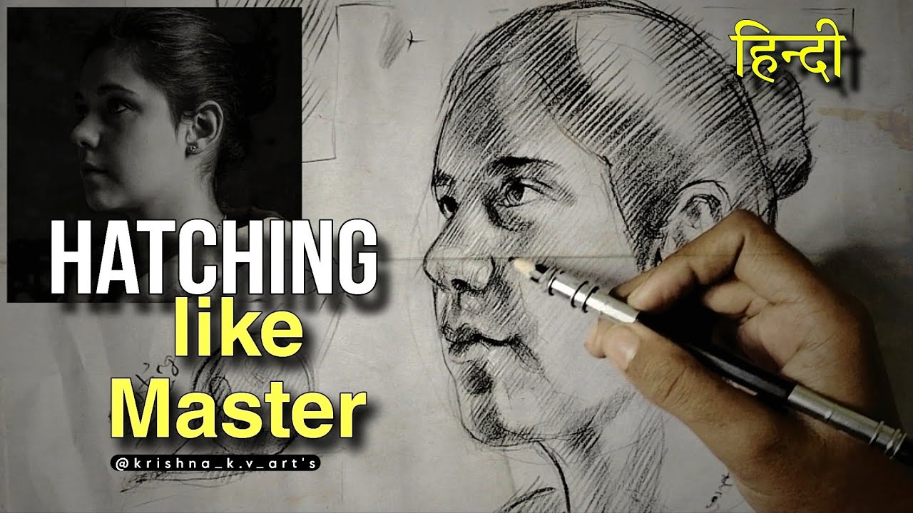 Hatching Professional Hatching like a pro : Advance Sketching and shading|| हिन्दी|| #art # ...