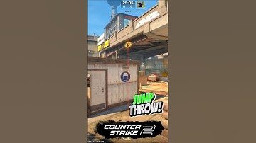 Smoke Heaven (Céu) do cimento CS2 Overpass - #cs2 #csgo #shorts #overpass