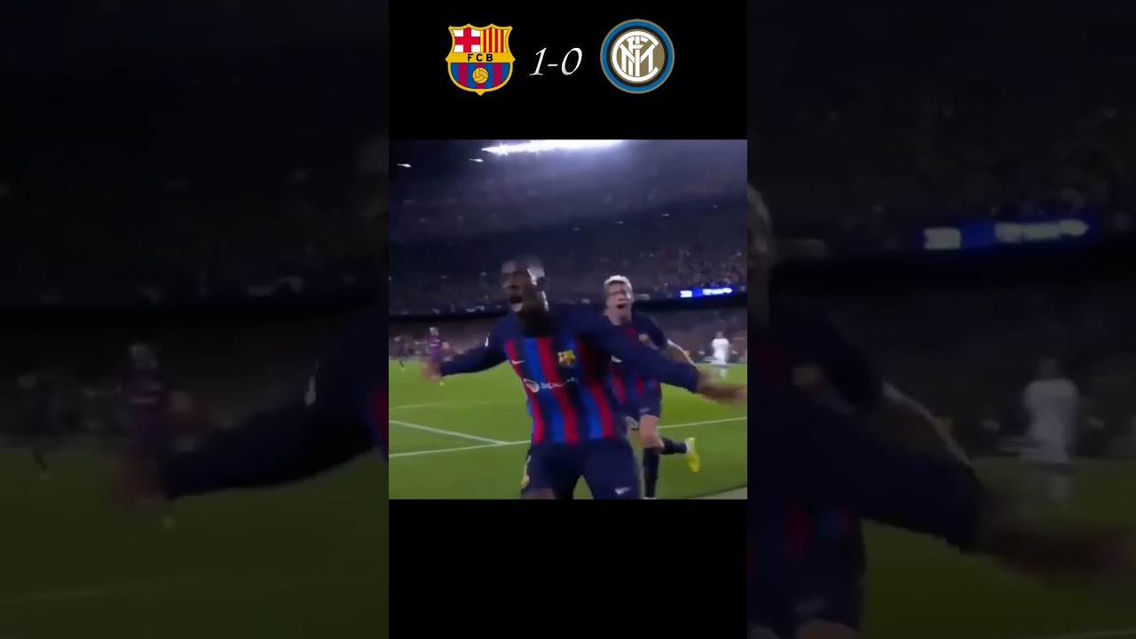Barcelona vs Inter Milan |3-3| Champions Lige 2022