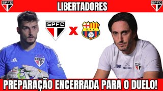 Tudo sobre a preparação de São Paulo x Barcelona SC pela Libertadores!