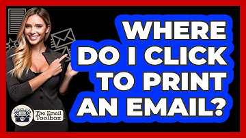 Where Do I Click To Print An Email?