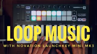 Novation Launchkey Mini MK3  - Make a beat in 5 tracks. By Shubham Kolekar