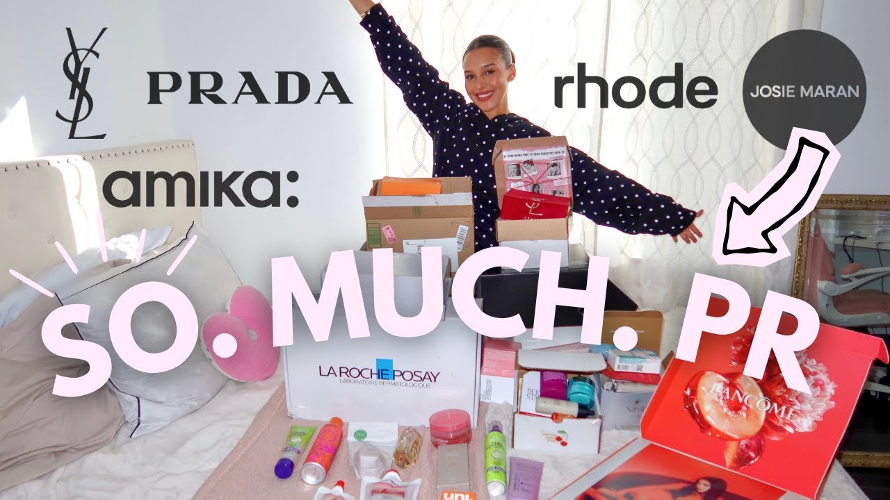 HUGE PR UNBOXING HAUL!! *so much* (hair, skincare, makeup + more)
