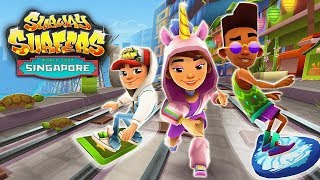 Subway Surfers World Tour Singapore NEW RUNNER Jia and Lion Board - Subway Surfers New Update