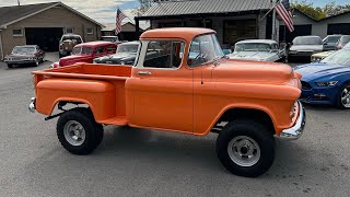 Test Drive 1956 Chevrolet 3100 4x4 SOLD $39,900 Maple Motors #2301