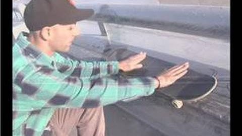 Skateboarding Tricks : Front Side 50-50 180 Out