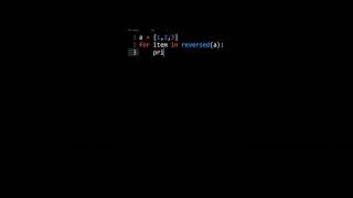 Python How To Loop Over A Reversed Iterator Update