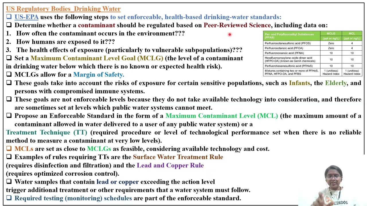 DABT Topic US Regulatory Standards_Water