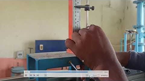 HE expt 1 Velocity Distribution in open channel flow in transverse direction