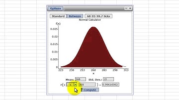 Normal Probabilities and StatCrunch