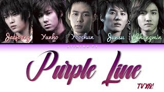 TVXQ!/DBSK! (东方神起!/동방신기!) - 'Purple Line' Lyrics (Color Coded_Han_Rom_Eng)