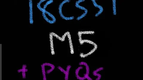 18CS51 - ME - MODULE 5 - Management and Entrepreneurship for IT - VTU 5th SEM CSE