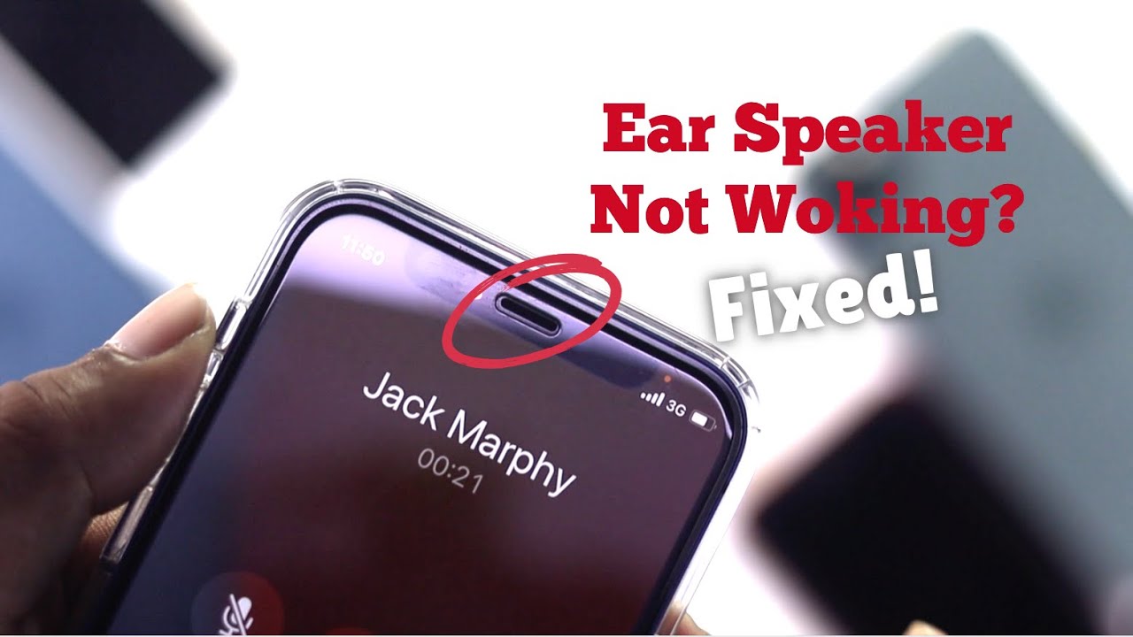 Ear speaker on iPhone not working? – Earpiece Fixed Here! - YouTube