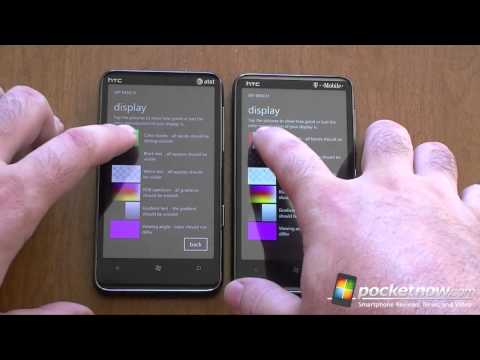 Vídeo: Diferença Entre HTC HD7S E Samsung Infuse 4G