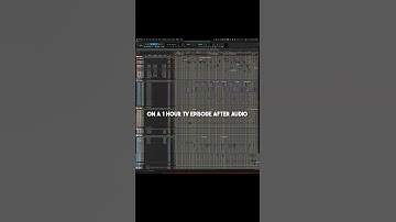 Audio Post for TV: What A Session Could Look Like At Final Mix #audiopostproduction #audioforfilm