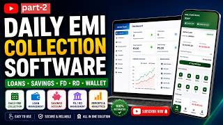 NBFC Loan Software Explained | Features, Price & Live Working| PART-2| CLABAN- EMI SOFT|