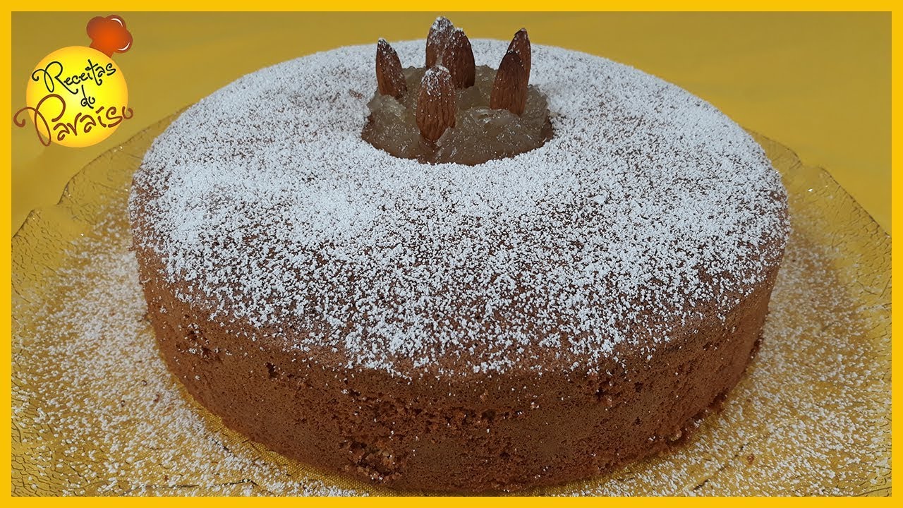 BOLO DE AMÊNDOA E CHILA