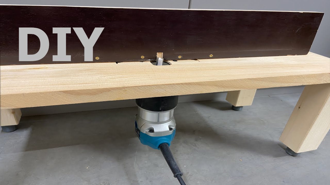 Making a DIY Router Table - YouTube