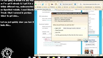 OpenShot - simple & easy non-linear video editor for Linux (Ubuntu/Mint/Debian/others)