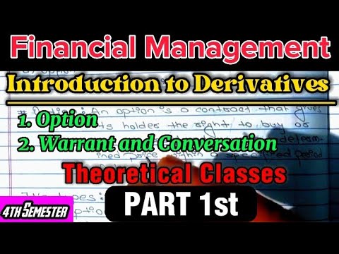 Introduction to derivatives