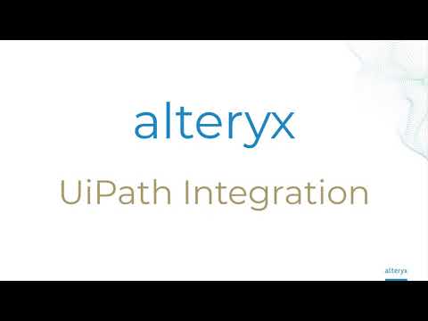 Alteryx + UiPath
