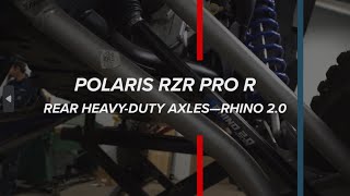 How to Install SuperATV's Rhino 2.0 Rear Axles on the Polaris RZR PRO R