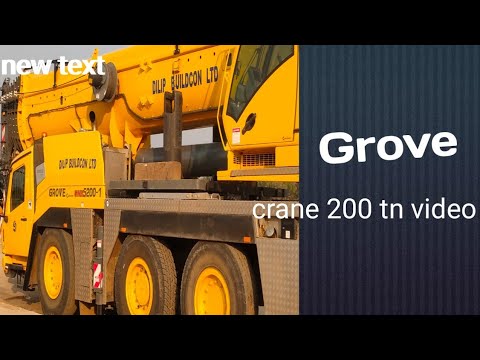 Grove #Crane 200tn seoni work video 👍👍