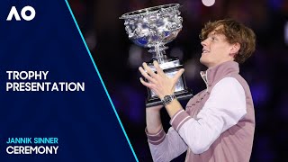 Men's Singles Ceremony | Jannik Sinner v Daniil Medvedev | Australian Open 2024 Final