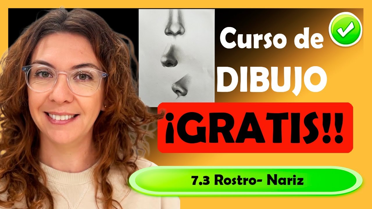 Curso de Dibujo GRATIS, 7.3 cómo dibujar una nariz