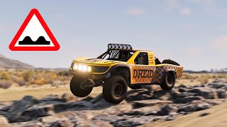 BeamNG Drive - Cars vs High Speed Suspension Test With Rocks screenshot 4