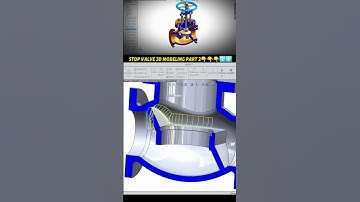 Stop Valve 3d Cad Design SolidWorks Tutorial #solidworks #ytshorts #3ddesign #cad #mechanic #viral