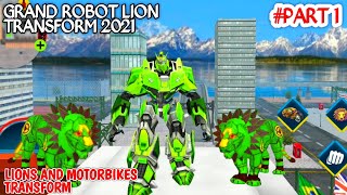 Grand Robot Lion Transform Game 2021 #1 | Lion And Motorbikes Transform | Best Android Gameplay FHD screenshot 5
