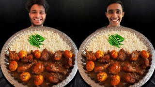 Spicy Chicken Curry with Rice Eating Challenge  Chicken Egg Curry Challenge/Competition