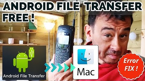 Android File Transfer  - Error Message FIX ! How to transfer Android to Mac FREE!