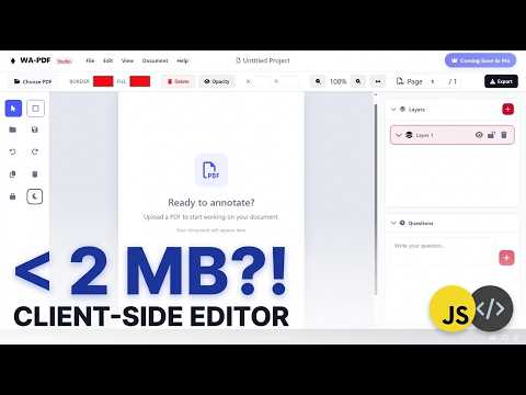I Rebuilt My Abandoned PDF Editor on a 2013 Potato PC 💀