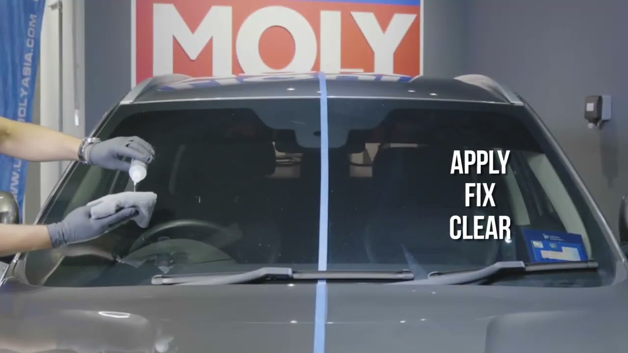 Liqui Moly Glass Cleaner Foam & Fix Clear Rain Repellent 