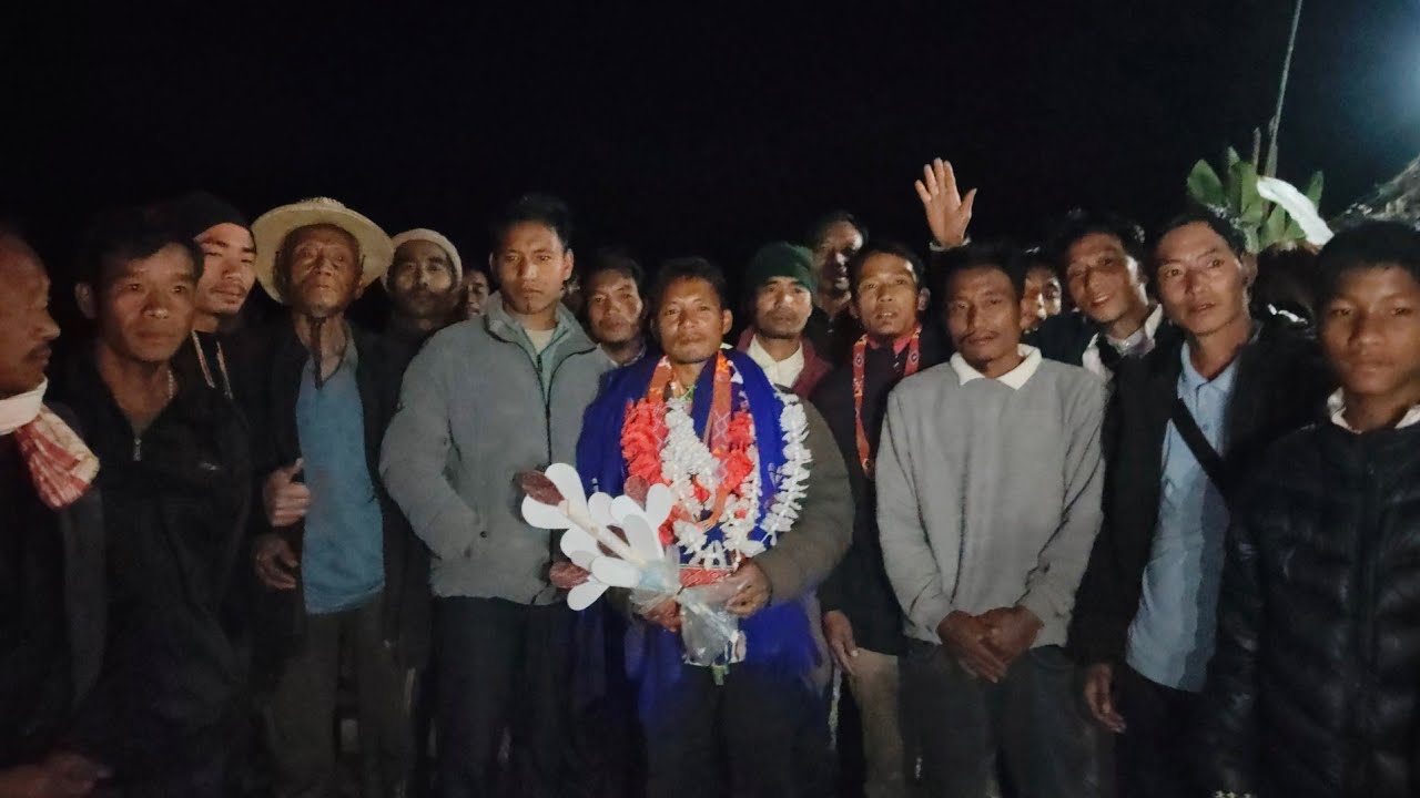 Newly Elected G.P.C of khanu village.mr Gangpho Gangsa 