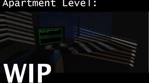UNITY GAME: (WIP)Player Apartment