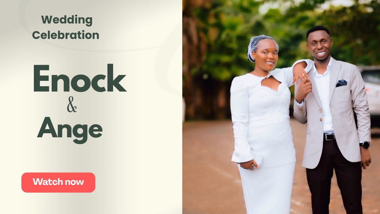LIVE: WEDDING CELEBRATION ENOCK AND ANGE