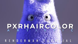 Renderman - PxrHairColor Artistic Tutorial