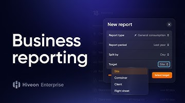 Driving decisions in mining and HPC: Business reporting in Hiveon Enterprise