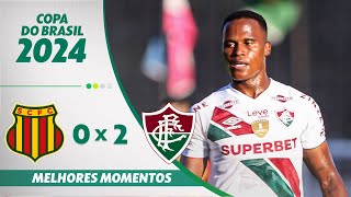 SAMPAIO CORRÊA 0 X 2 FLUMINENSE | MELHORES MOMENTOS | 3ª FASE COPA DO BRASIL 2024 | ge.globo