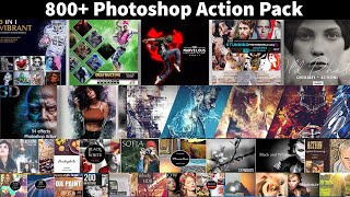 800+ Photoshop Action Bundle Download |Sheri Sk|