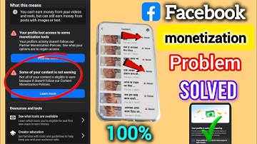 Some of your Content is not Earning 💰 Facebook Content Monetization Earning Problem मात्र 2 मिनट में