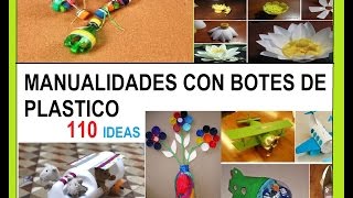 MANUALIDADES CON BOTELLAS DE PLASTICO 110 ideas