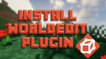 How to install worldedit plugin for minecraft