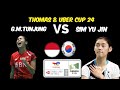 Gregoria mariska tunjung vs sim yu jin  sf uber cup 24