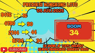 PREDIKSI HK LOTTO 05 JULI 2025 | BOCORAN TOGEL HK MALAM INI | RUMUS KEPALA EKOR HK JITU | AKURAT
