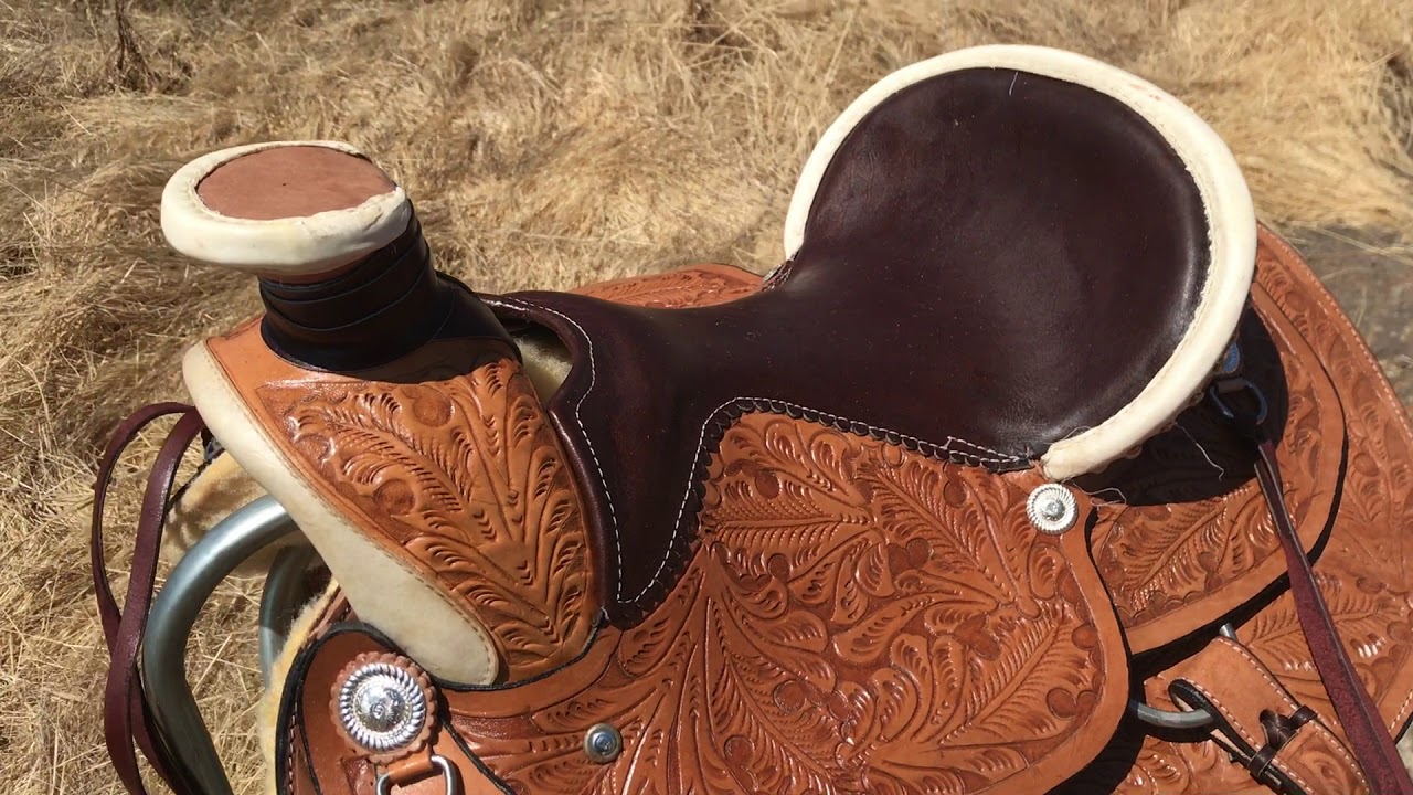 custom roping saddle